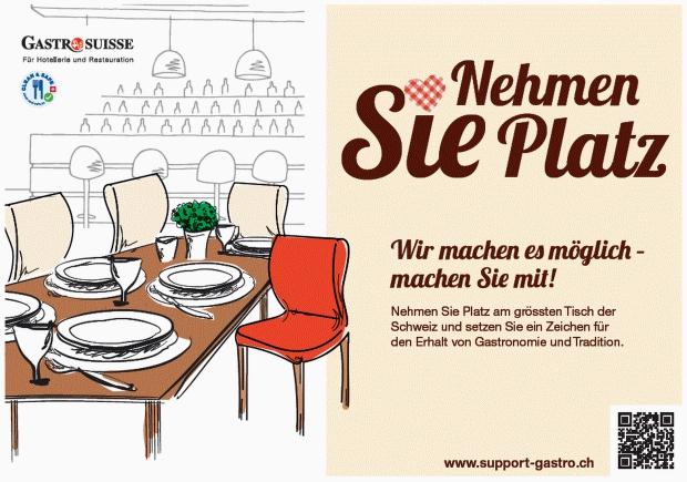 Nehmen Sie Platz / Support-Gastro.ch